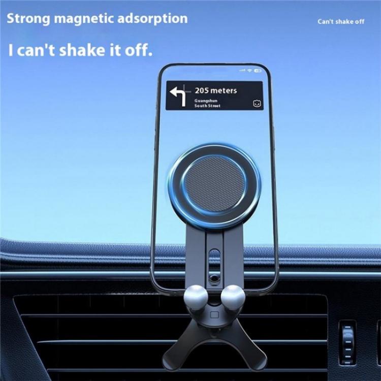V004 Adjustable Angle Cellphone Bracket Compatible MagSafe Car Phone Holder Air Vent Mount, V004