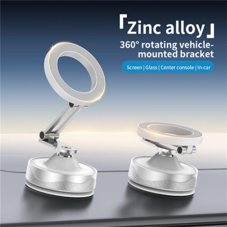 X30 Car Foldable Cell Phone Stand Suction Cup Mount Vacuum Magnetic Car Phone Holder, X30