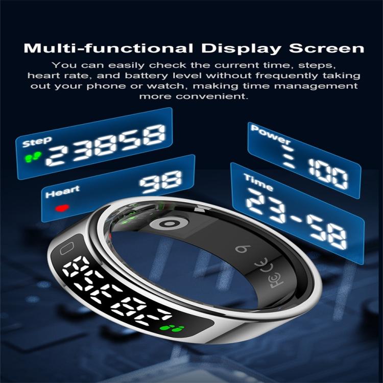 R11C SIZE 12 Smart Ring, Support Heart Rate / Blood Oxygen / Sleep Monitoring / Multiple Sport Modes