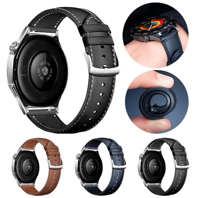 Leather Texture Silicone Watch Band