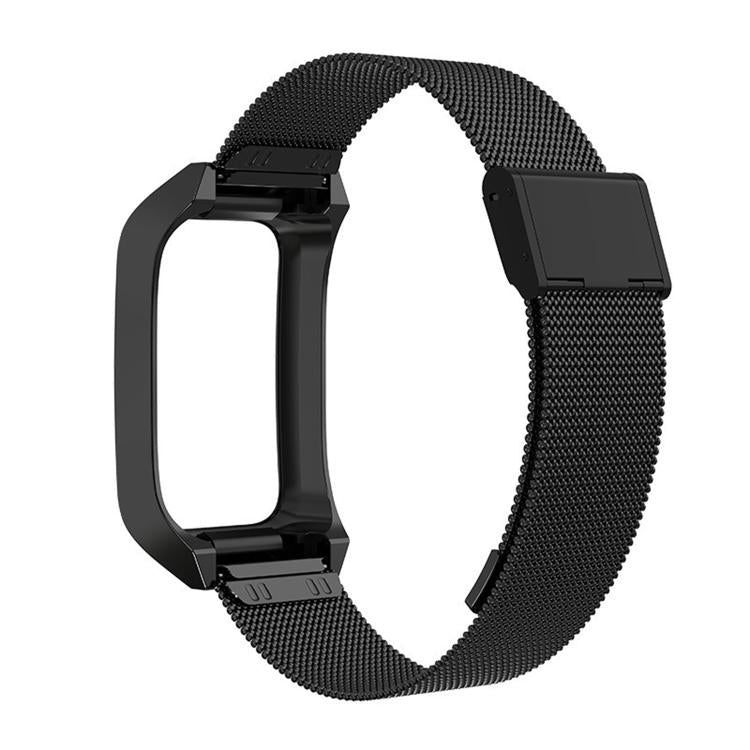 Stainless Steel Frame Integrated Milanese Buckle Metal Watch Band