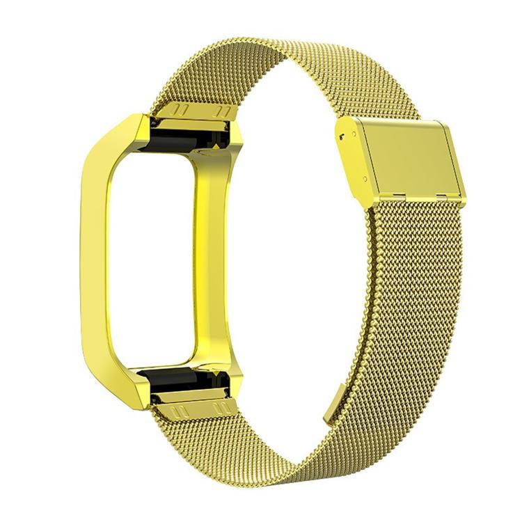 Stainless Steel Frame Integrated Milanese Buckle Metal Watch Band