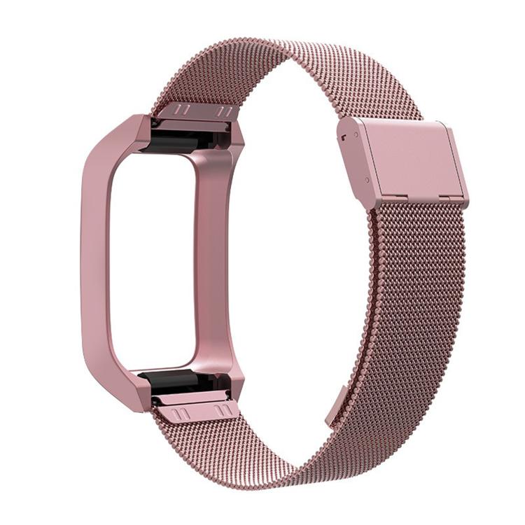 Stainless Steel Frame Integrated Milanese Buckle Metal Watch Band