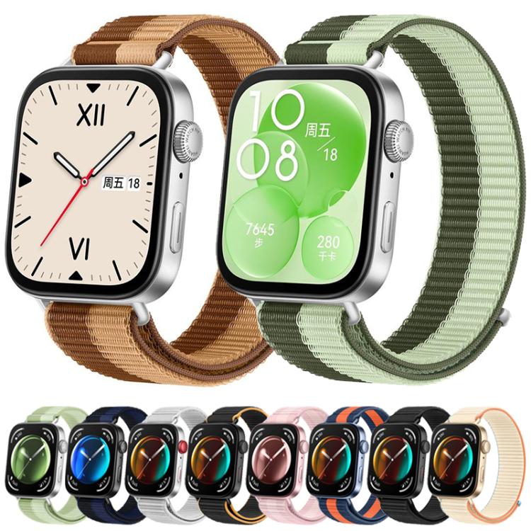 Nylon Loop Hook and Loop Fastener Watch Band