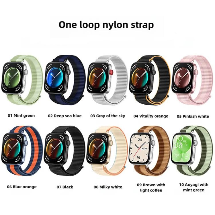 Nylon Loop Hook and Loop Fastener Watch Band