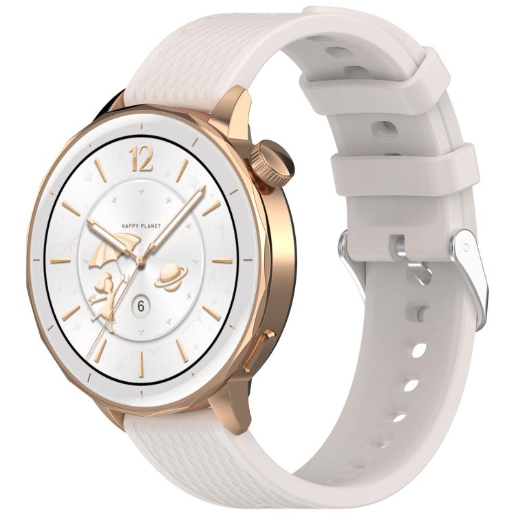 18mm Rhombus Texture Quick Release Buckle Silicone Watch Band