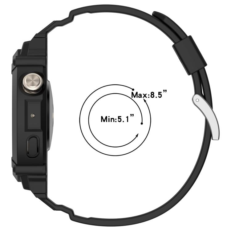 Watch Case Integrated Silicone Watch Band