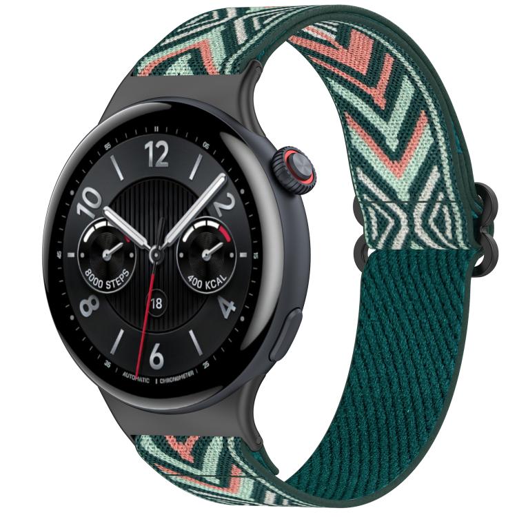 Ethnic Style Elastic Nylon Braided Watch Band