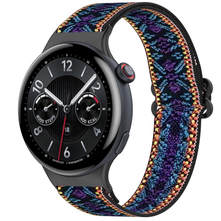 Ethnic Style Elastic Nylon Braided Watch Band