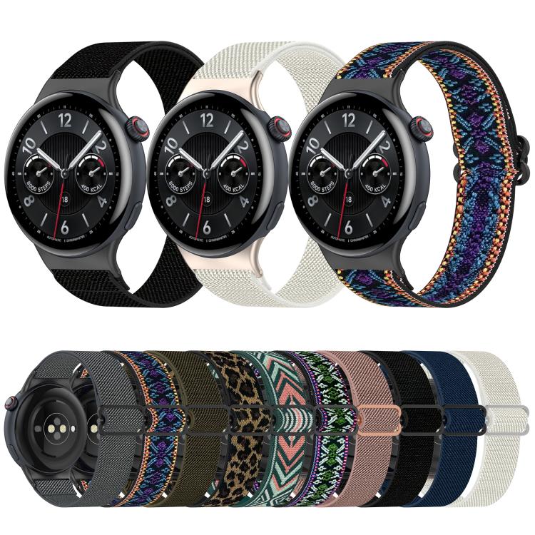 Ethnic Style Elastic Nylon Braided Watch Band