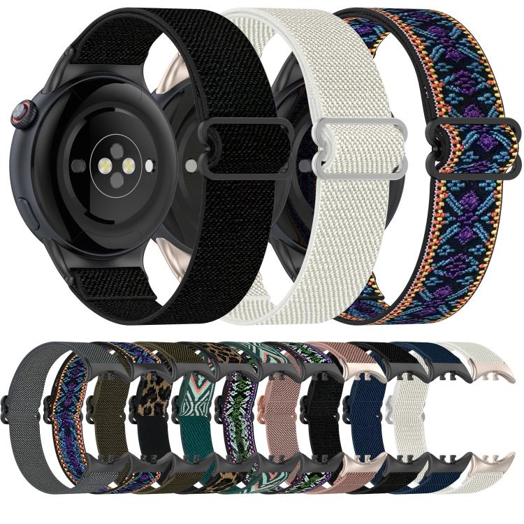 Ethnic Style Elastic Nylon Braided Watch Band