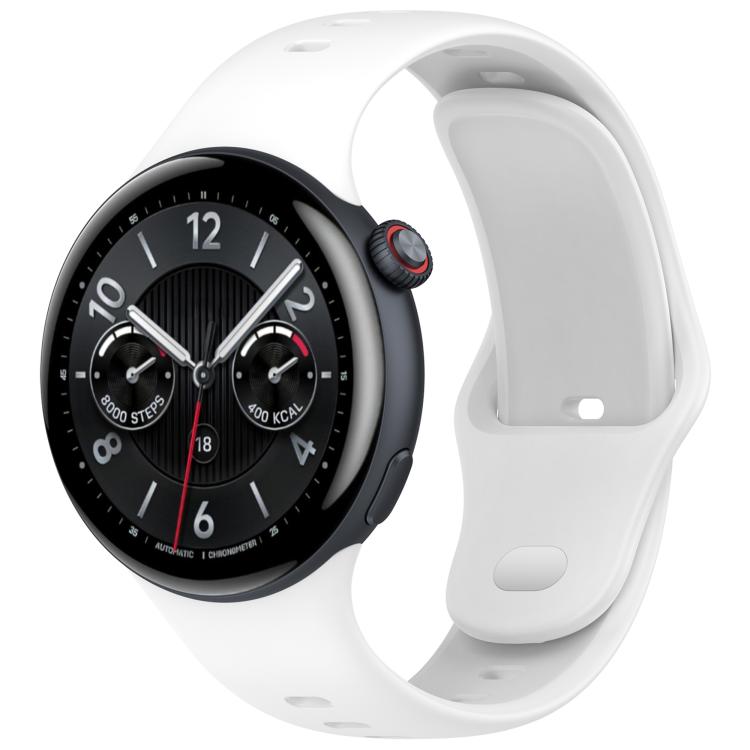 Solid Color Reverse Buckle Silicone Watch Band