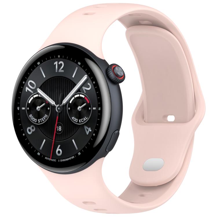 Solid Color Reverse Buckle Silicone Watch Band