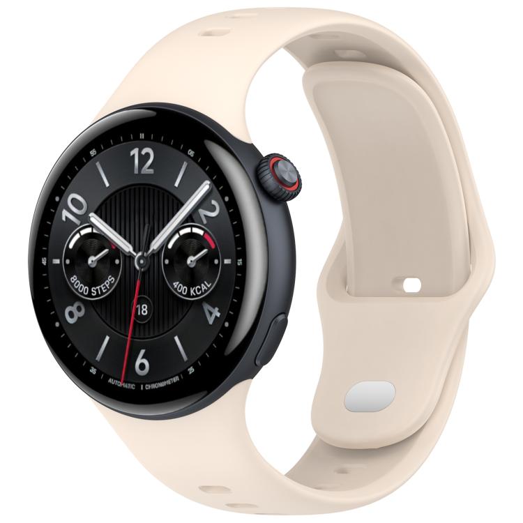 Solid Color Reverse Buckle Silicone Watch Band