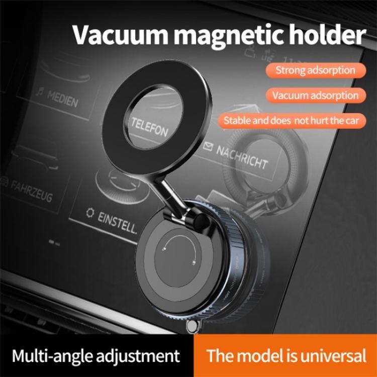 K007 Dashboard Stand 360 Degree Rotation Car Suction Cup Base Magnetic Mount Phone Holder, K007 (Black), K007 (White)