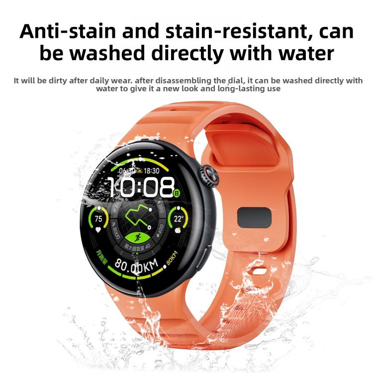 Reverse Buckle Silicone Watch Band