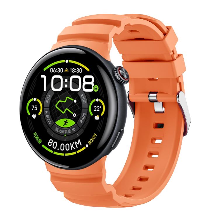 Solid Color Pin Buckle Sport Silicone Watch Band