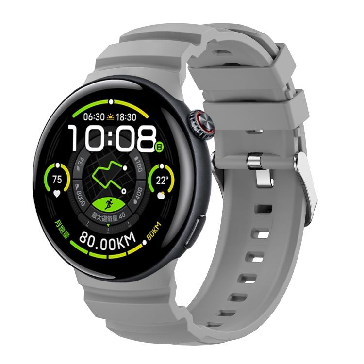 Solid Color Pin Buckle Sport Silicone Watch Band