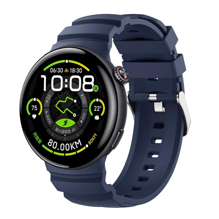 Solid Color Pin Buckle Sport Silicone Watch Band