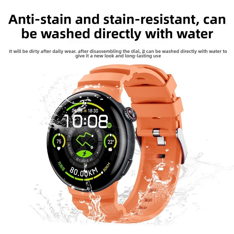 Solid Color Pin Buckle Sport Silicone Watch Band