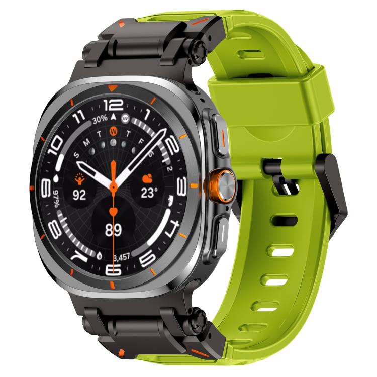 Explorer Metal Head Fluororubber Watch Band