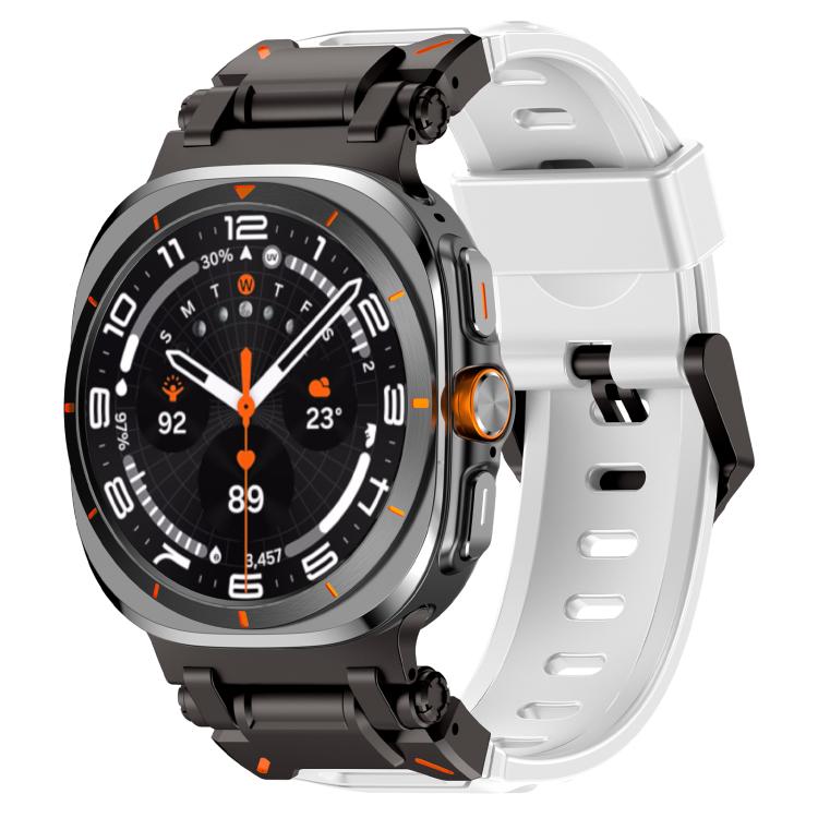 Explorer Metal Head Fluororubber Watch Band