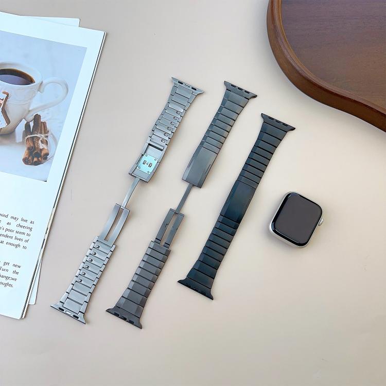 Curved Side Detachable Stainless Steel Watch Band