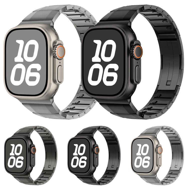 Curved Side Detachable Stainless Steel Watch Band