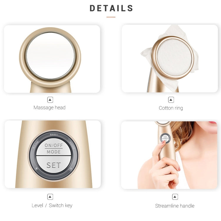 K-SKIN KD9930 Facial Thermostat Beauty Introduction Instrument Beauty Device Face Cleansing Massager for Women Facial Skin Care, KD9930