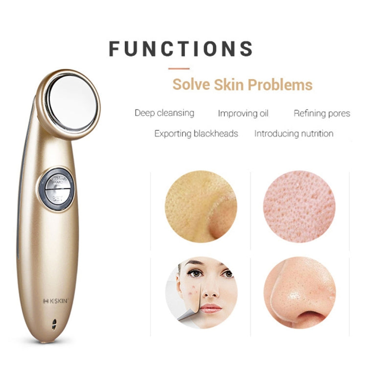 K-SKIN KD9930 Facial Thermostat Beauty Introduction Instrument Beauty Device Face Cleansing Massager for Women Facial Skin Care, KD9930