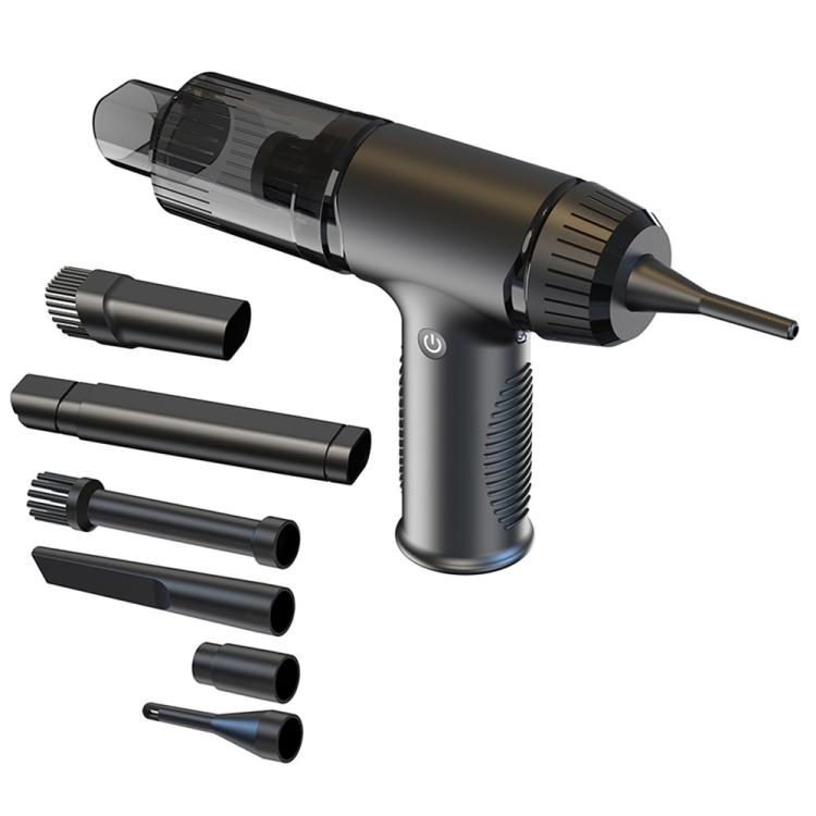V16D 7 Nozzles 2 in 1 Car Vacuum Cleaner Powerful Suction Rechargeable Handheld Dust Blower, V16D