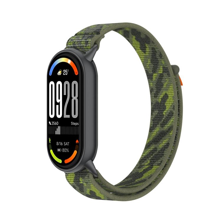 Tail Style Nylon Hook And Loop Fastener Watch Band