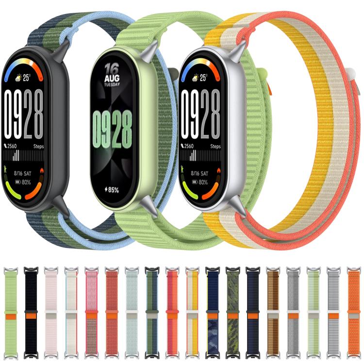 Tail Style Nylon Hook And Loop Fastener Watch Band