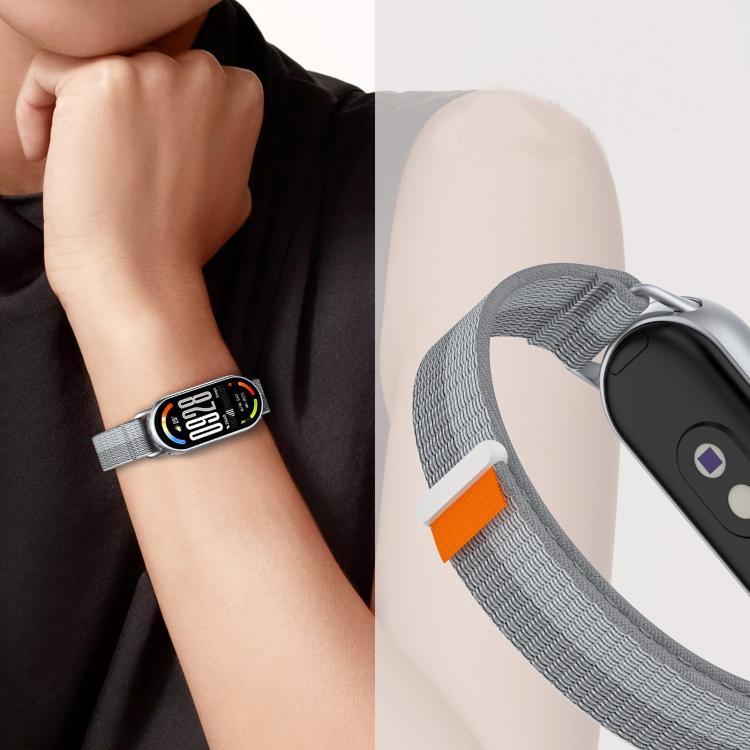 Tail Style Nylon Hook And Loop Fastener Watch Band