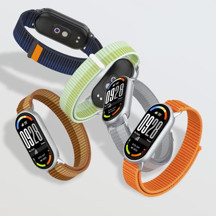 Tail Style Nylon Hook And Loop Fastener Watch Band