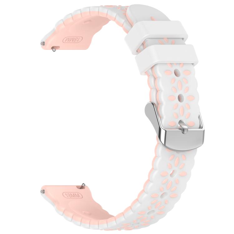 Two Color Sunflower Silicone Watch Band