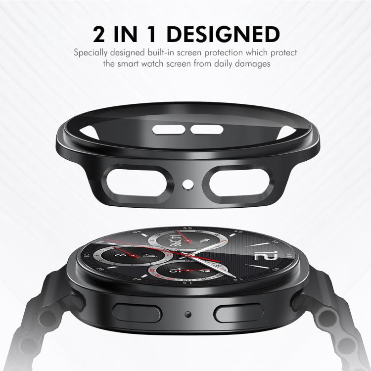 ENKAY Hat-Prince Full Coverage Tempered Glass Film Integrated PC Watch Case