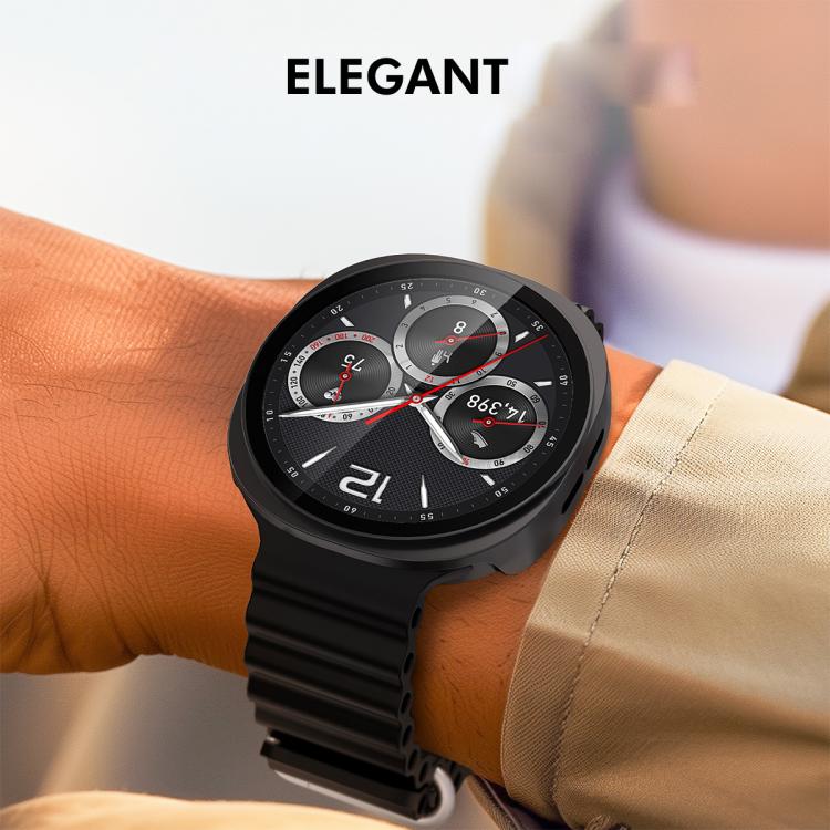 ENKAY Hat-Prince Full Coverage Tempered Glass Film Integrated PC Watch Case