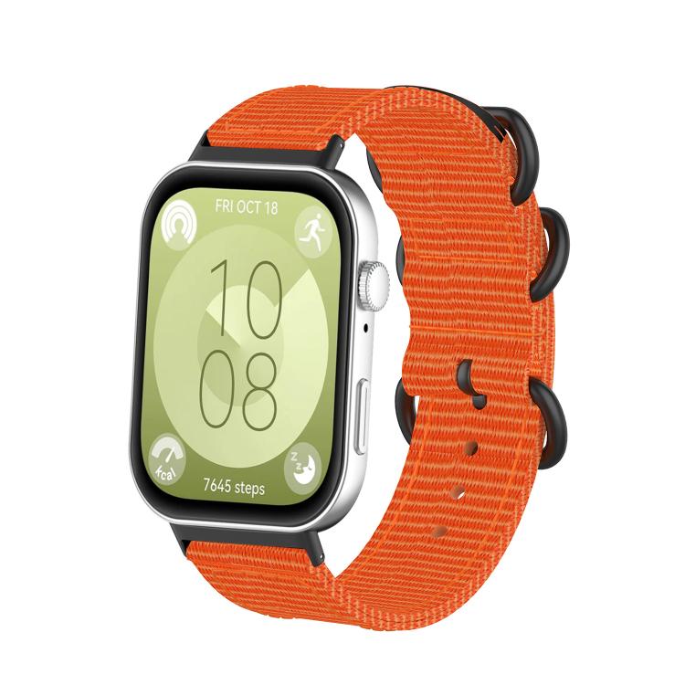 Canvas Ring Buckle Nylon Watch Band