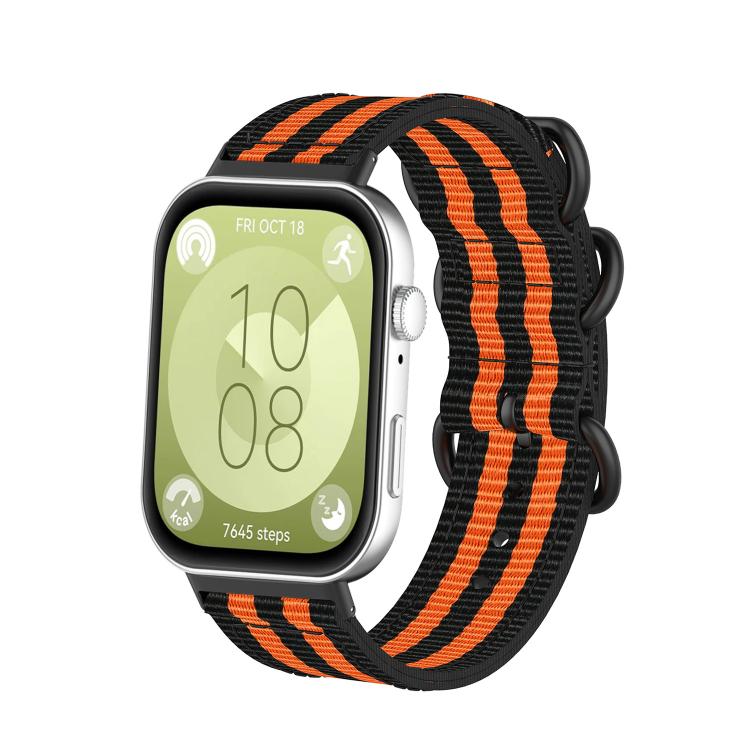 Canvas Ring Buckle Nylon Watch Band