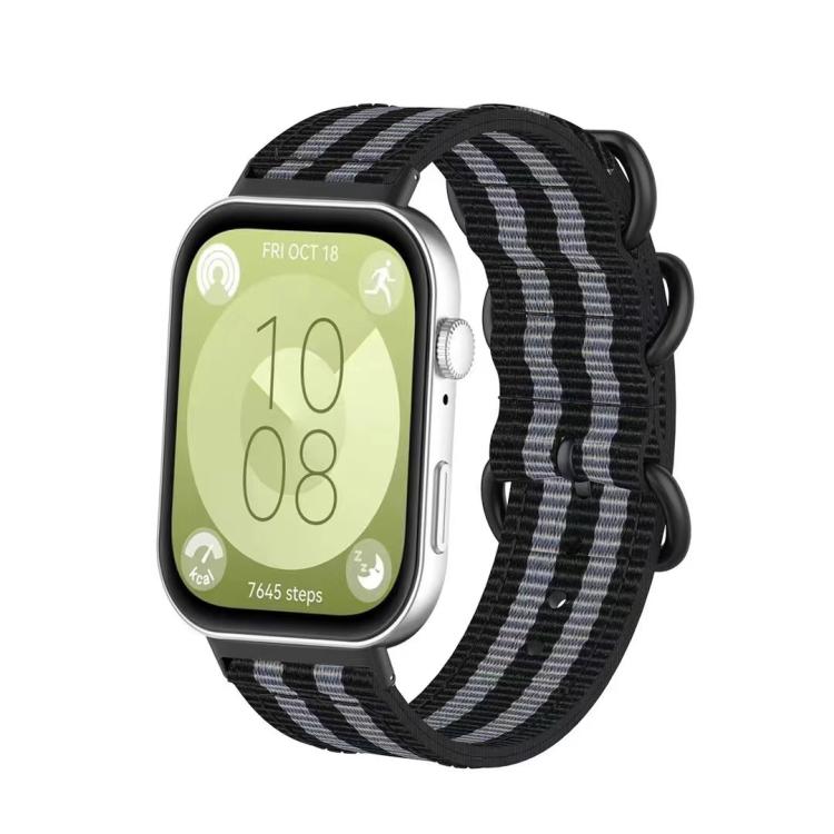 Canvas Ring Buckle Nylon Watch Band