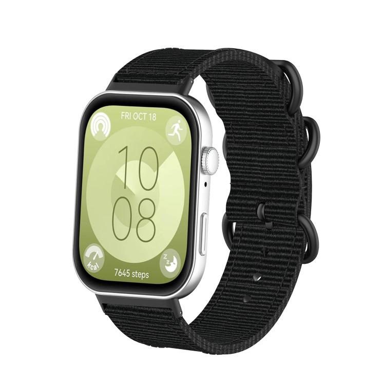 Canvas Ring Buckle Nylon Watch Band