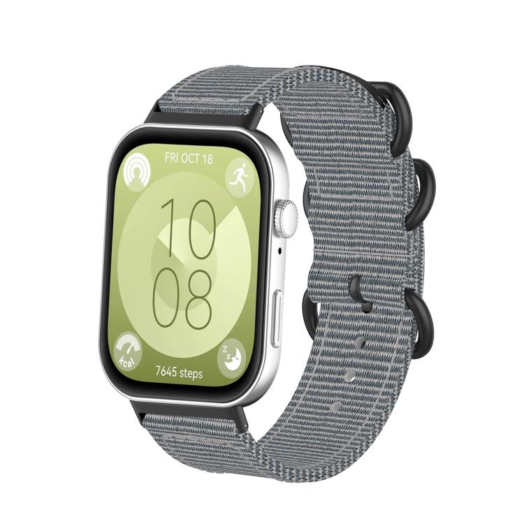 Canvas Ring Buckle Nylon Watch Band