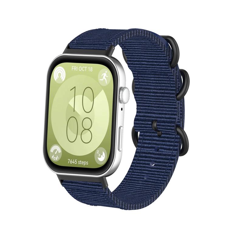 Canvas Ring Buckle Nylon Watch Band