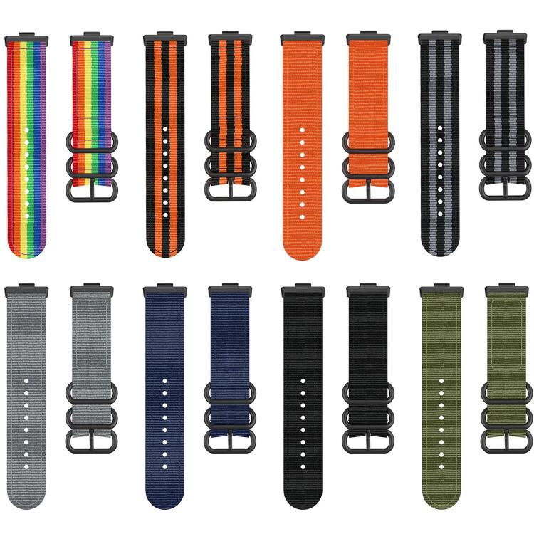 Canvas Ring Buckle Nylon Watch Band