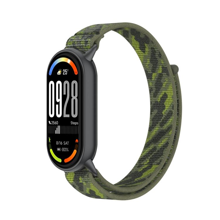 Integrated Nylon Loop Hook And Loop Fastener Watch Band