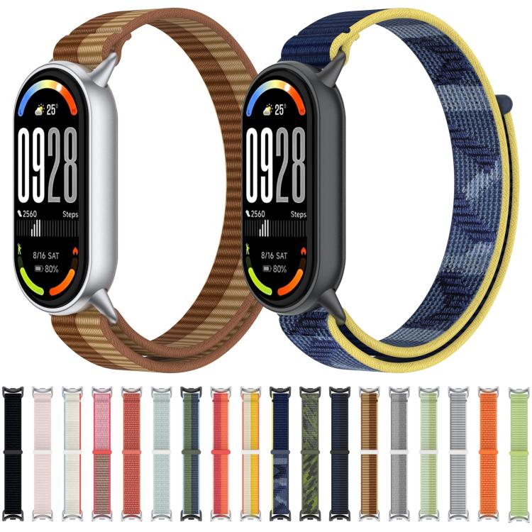 Integrated Nylon Loop Hook And Loop Fastener Watch Band