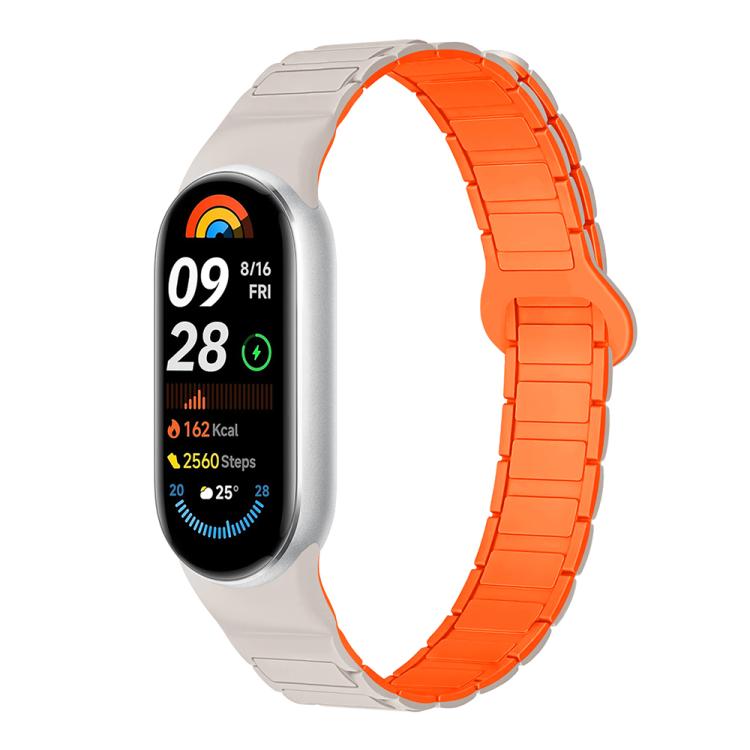 Tri-beads Magnetic Silicone Watch Band