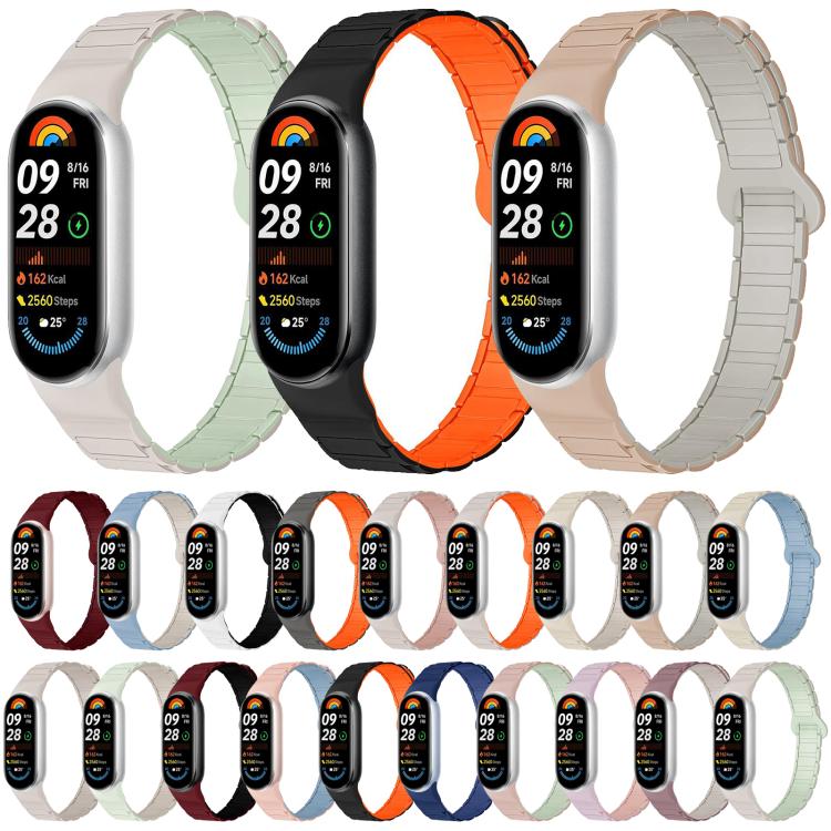 Tri-beads Magnetic Silicone Watch Band