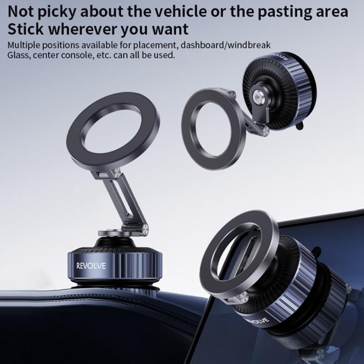 Z23 Dashboard 360 Degree Rotation Foldable Vacuum Suction Magnetic Car Cellphone Bracket, Z23